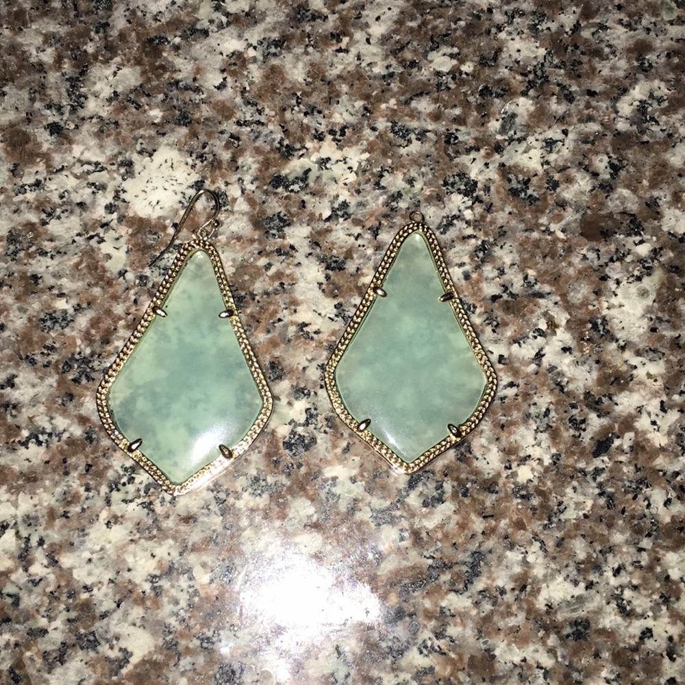 Blue Kendra Scott earrings